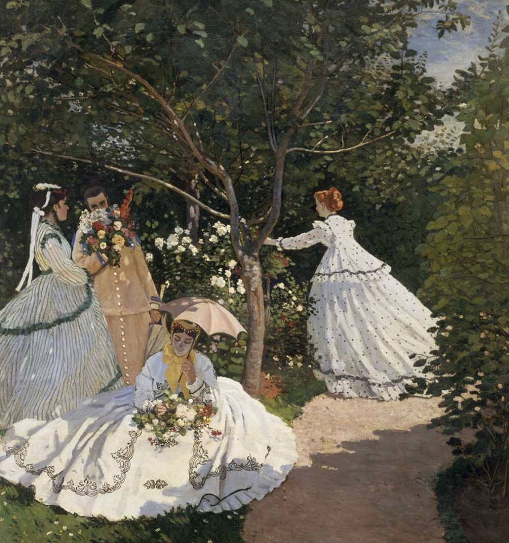 Tranh Những người phụ nữ trong vườn (Femmes au jardin) do Claude Monet vẽ năm 1866.