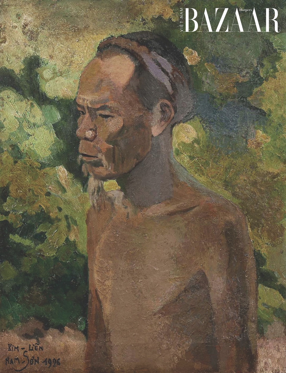 Bức tranh Ông già Kim Liên (1926) của danh họa Nam Sơn.