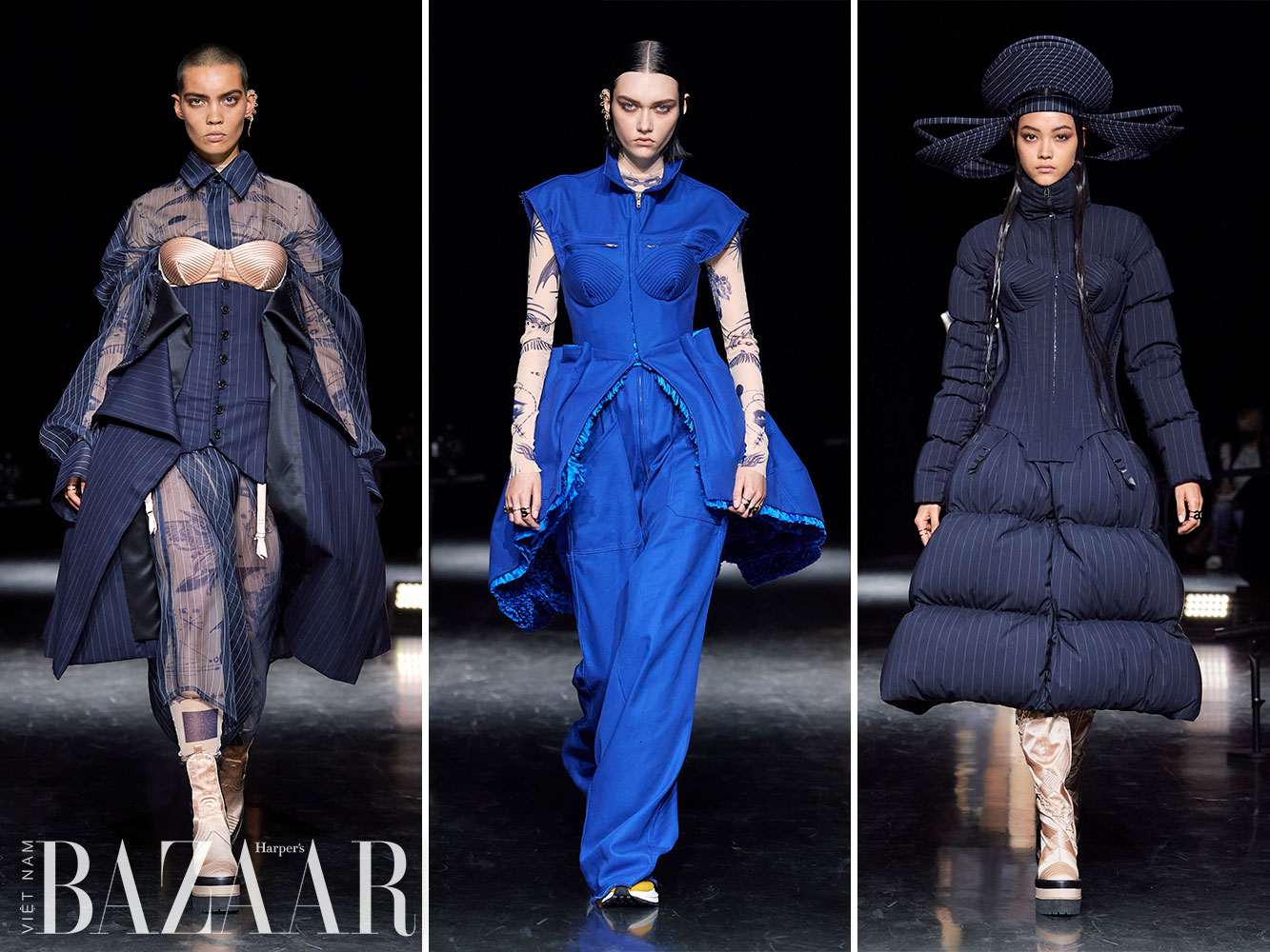 Jean Paul Gaultier Haute Couture Thu Đông 2021: Màn hợp tác đầy bứt phá cùng NTK người Nhật