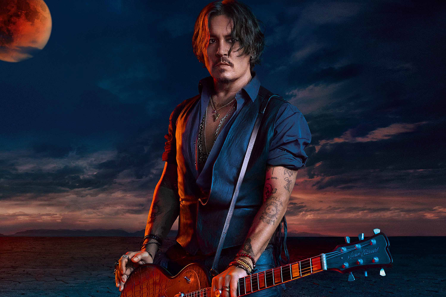 Johnny Depp takes on a new scent for Christian Dior