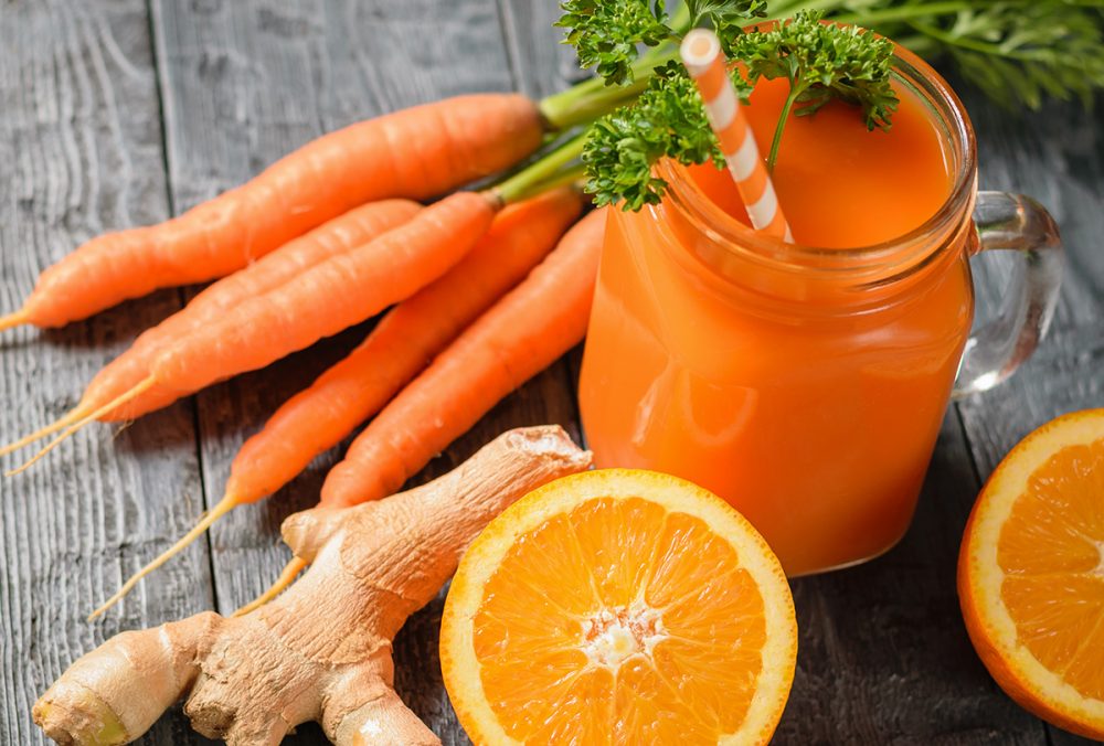 nước ép cà rốt có giảm cân không