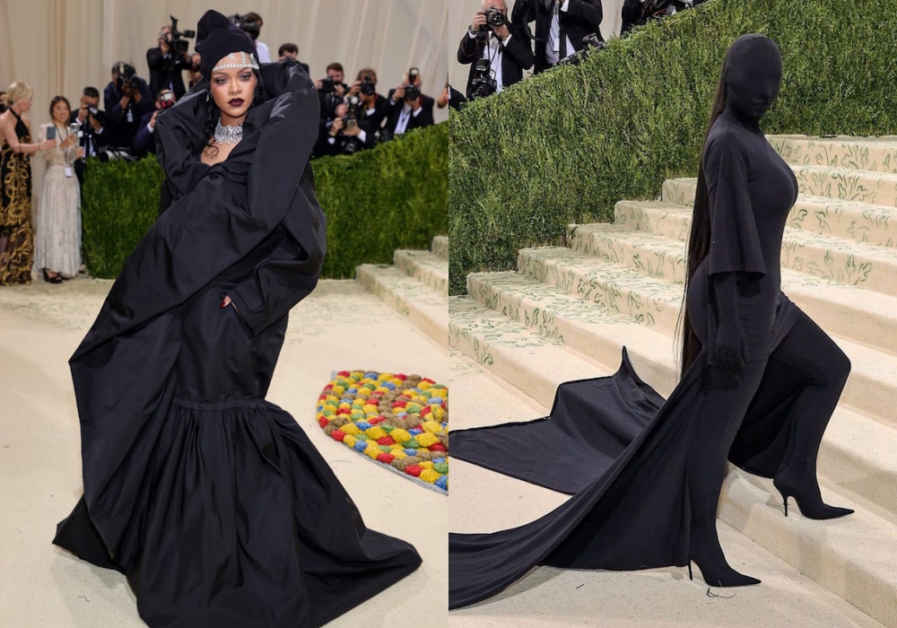 Kim Kardashian Wore An AllBlack Balenciaga Outfit At The Met Gala