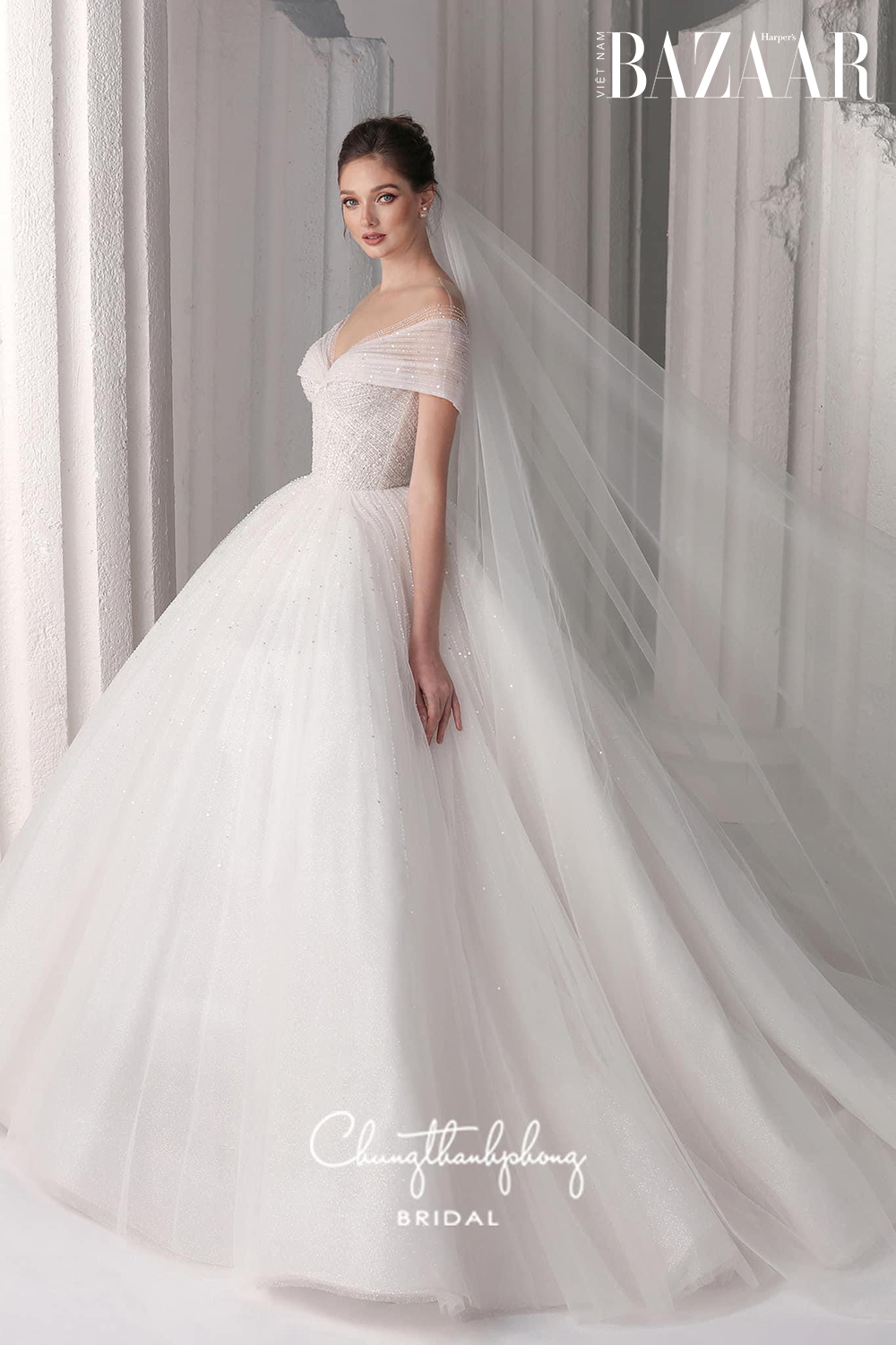 Ý nghĩa váy cưới Cinderella của Chung Thanh Phong 1