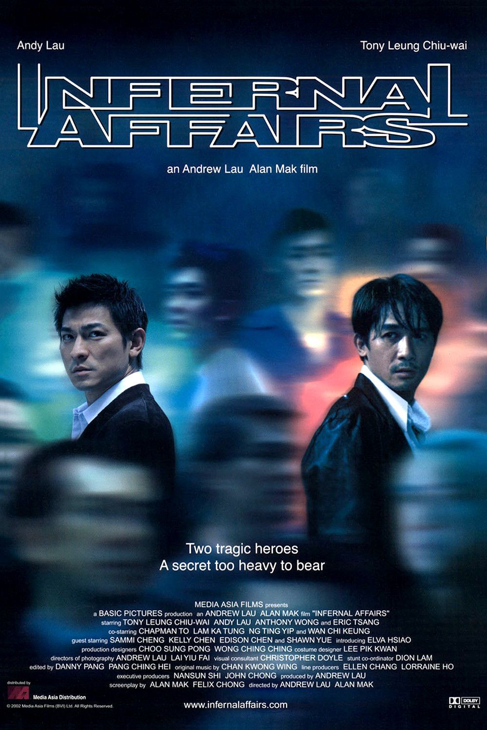 Top những bộ phim điện ảnh Trung Quốc hay nhất mọi thời đại: Vô gian đạo - Infernal Affairs (2002)