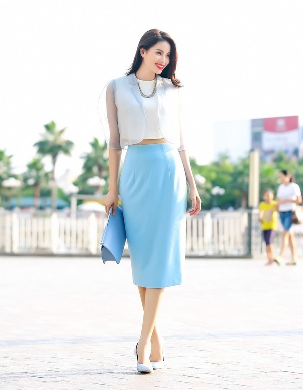 Chân Váy Bút Chì Lưng Cao In Họa Tiết Màu Vàng Phong Cách Vintage Thời  Trang Mùa Hè Sang Trọng Cho Nữ  Shopee Việt Nam