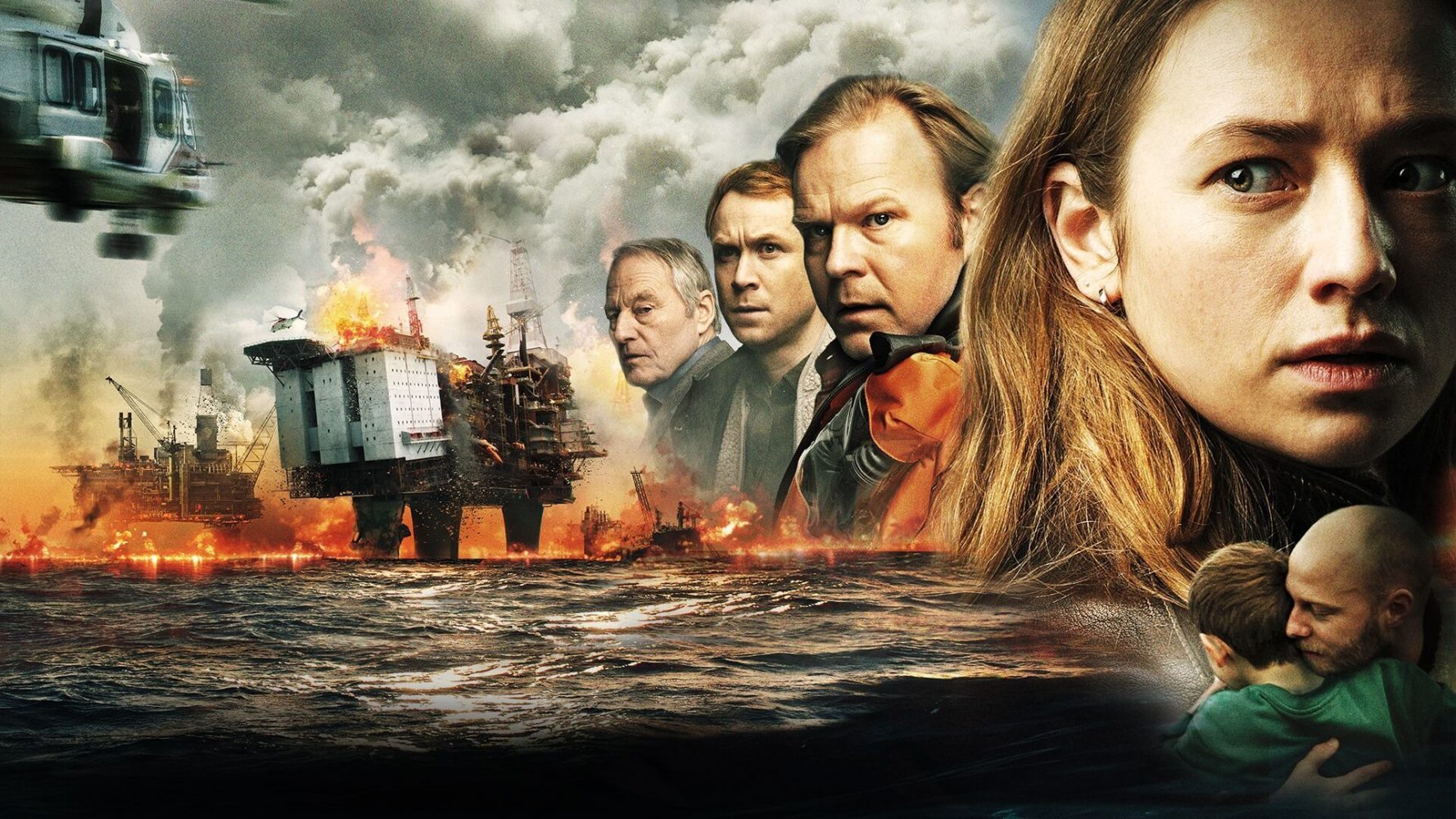 Phim thảm họa vạn vật thiên nhiên mới mẻ nhất: Thảm họa ở biển cả Bắc - The Burning Sea (2021)