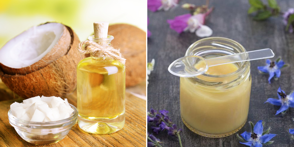 Làm sáng môi thâm bằng dầu dừa và sữa ong chúa