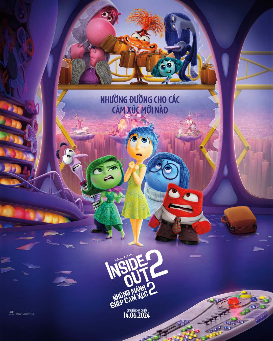 Phim hoạt hình Disney hay: Những mảnh ghép cảm xúc – Inside out 2 (2024)