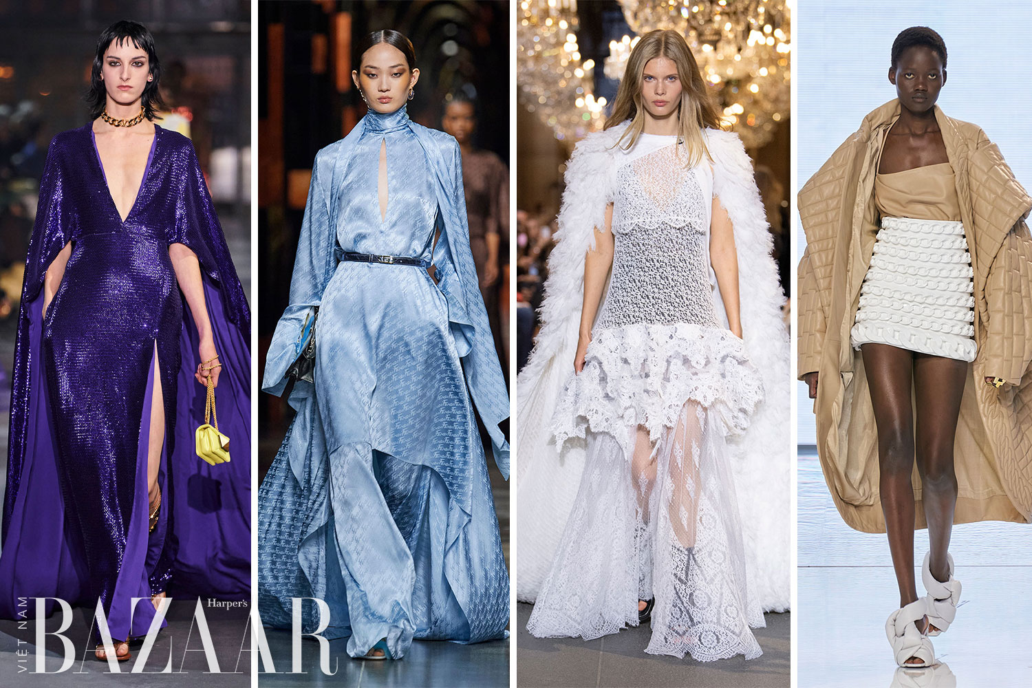 Xu hướng thời trang nổi bật trên sàn diễn Xuân Hè 2022: Áo choàng cape