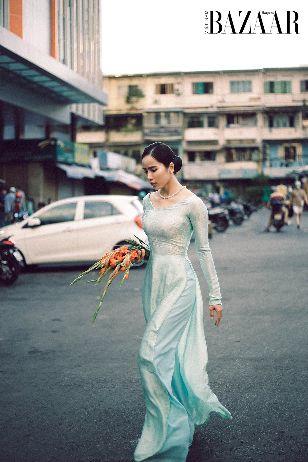Á hậu – Diễn viên Bella Mai hóa quý cô Sài Gòn xưa trong bộ ảnh Áo dài Tết