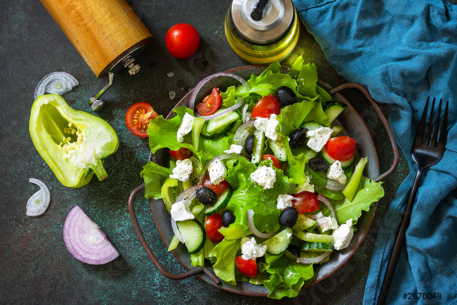 Cách làm salad rau xà lách giảm cân