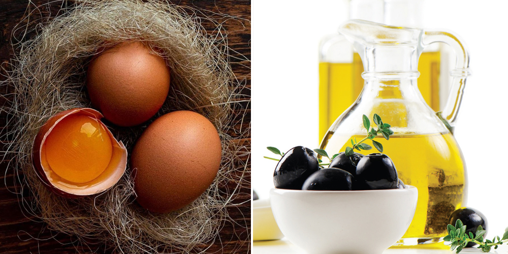 Cách ủ tóc bằng trứng gà và dầu ô liu