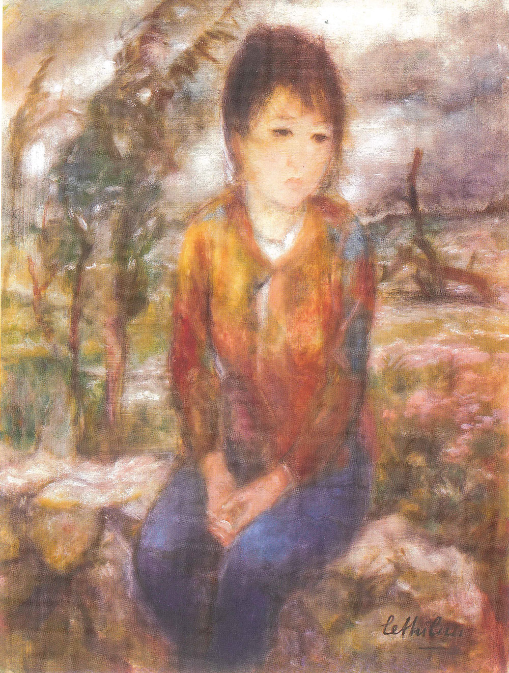Bức tranh lụa Dông tố (1980) là tác phẩm được Lê Thị Lựu yêu thích. Bà không bán và luôn treo cạnh giường lúc sinh thời