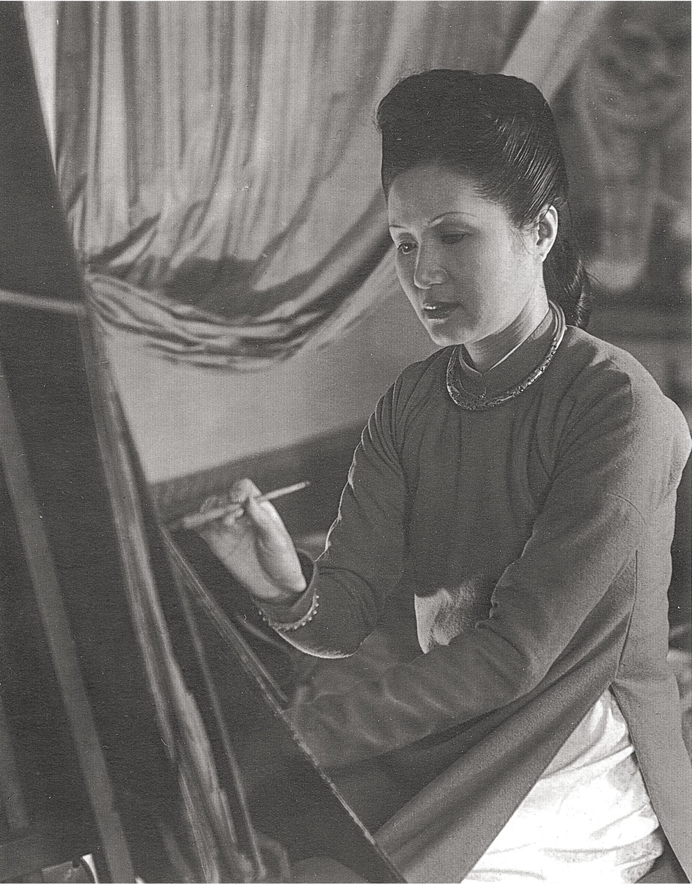 Chân dung họa sĩ tài năng Lê Thị Lựu tại Paris 1947