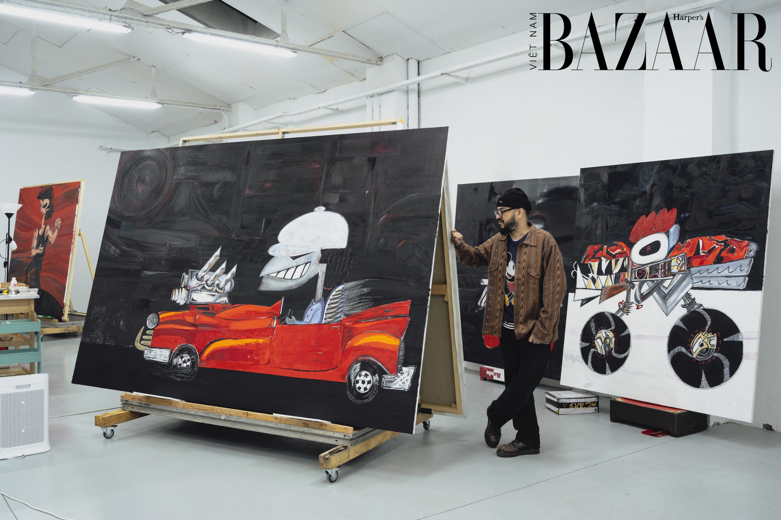 Triển lãm Harper's Bazaar_Abdul Vas Rock n Roll Raiders ở Madrid_8