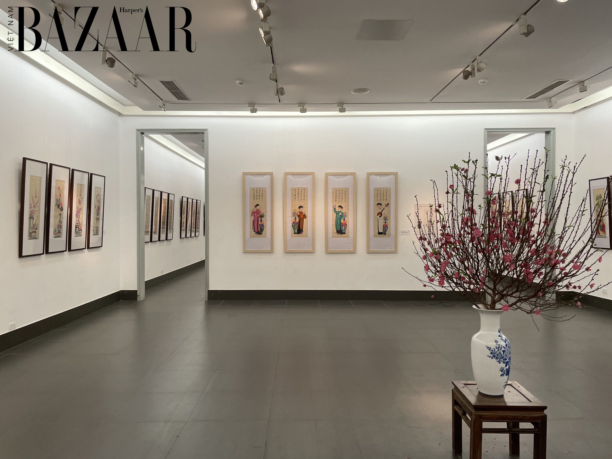 Harper's Bazaar_triển lãm Sắc Xuân Bảo tàng mỹ thuật Việt Nam_02