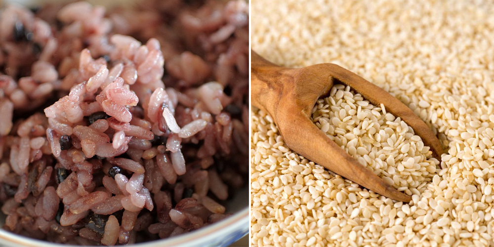 Cách giảm cân bằng gạo lứt muối mè