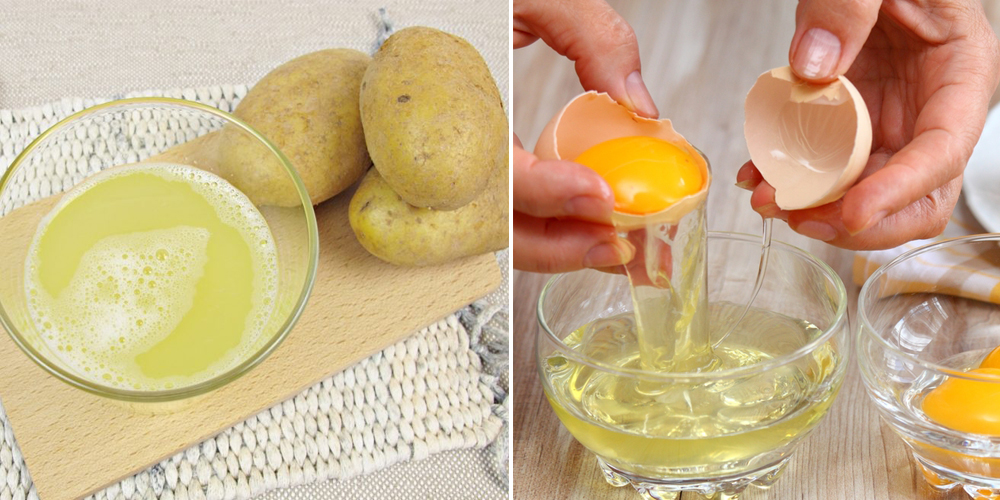 Cách làm mặt nạ khoai tây và trứng