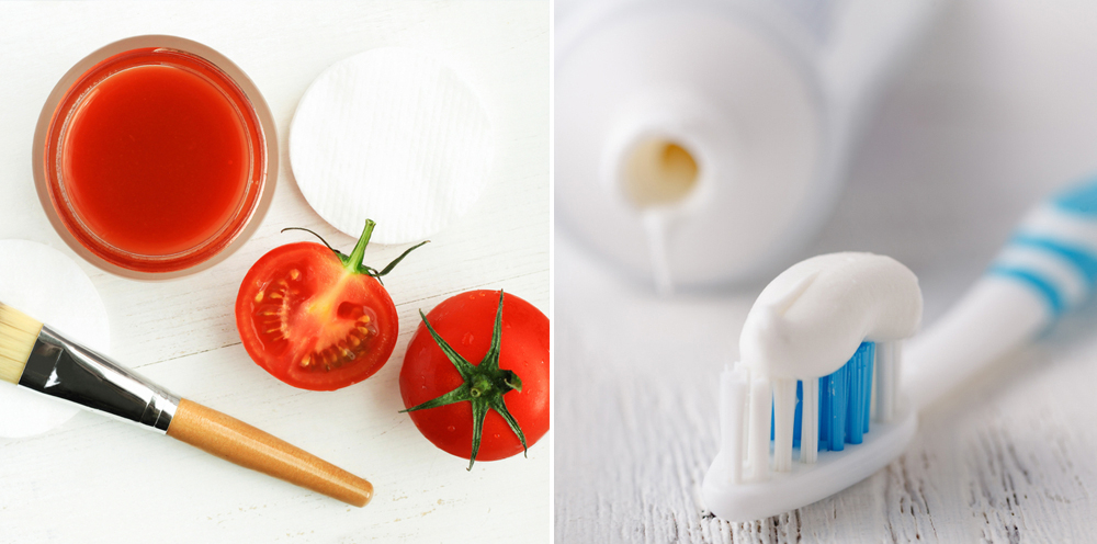 Cách làm trắng răng bằng cà chua và kem đánh răng
