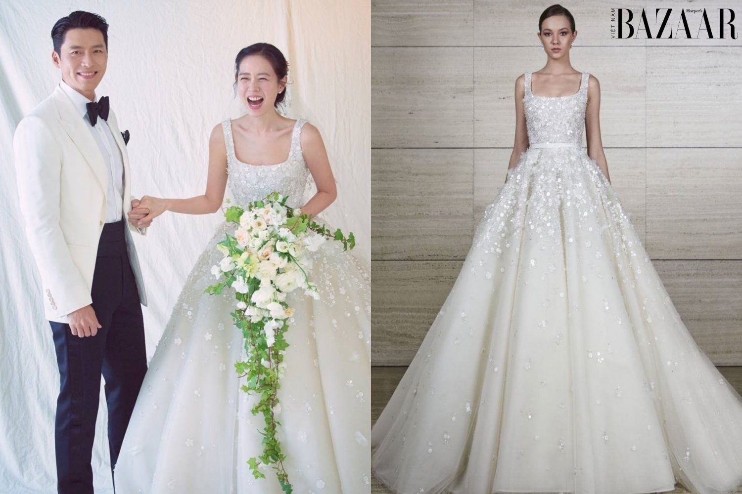Muốn xỉu vì màn diện váy cưới của Son Ye Jin Cô dâu đẹp kinh diễm sexy  nhất Kbiz đây rồi thảo nào Hyun Bin rước bằng được về dinh  GUUvn