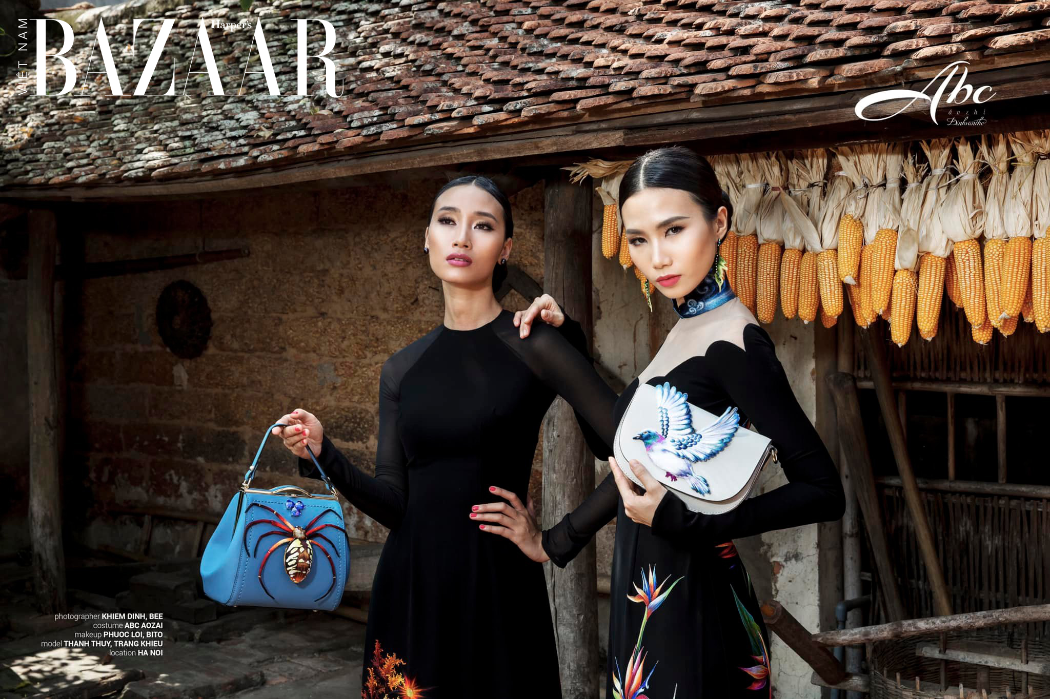 Harper's Bazaar_NTK Đinh Văn Thơ thiết kế áo dài Gõ cửa 90_4