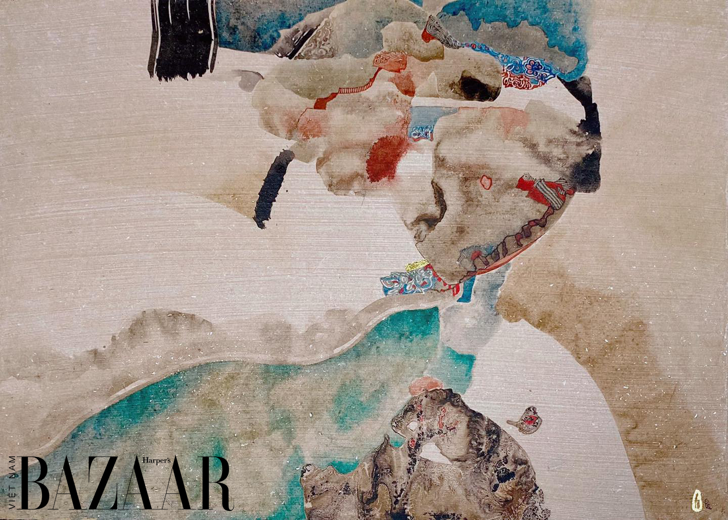 Harper's Bazaar_triển lãm Mifa ĐIỆP Sparkling of scallop paper_04