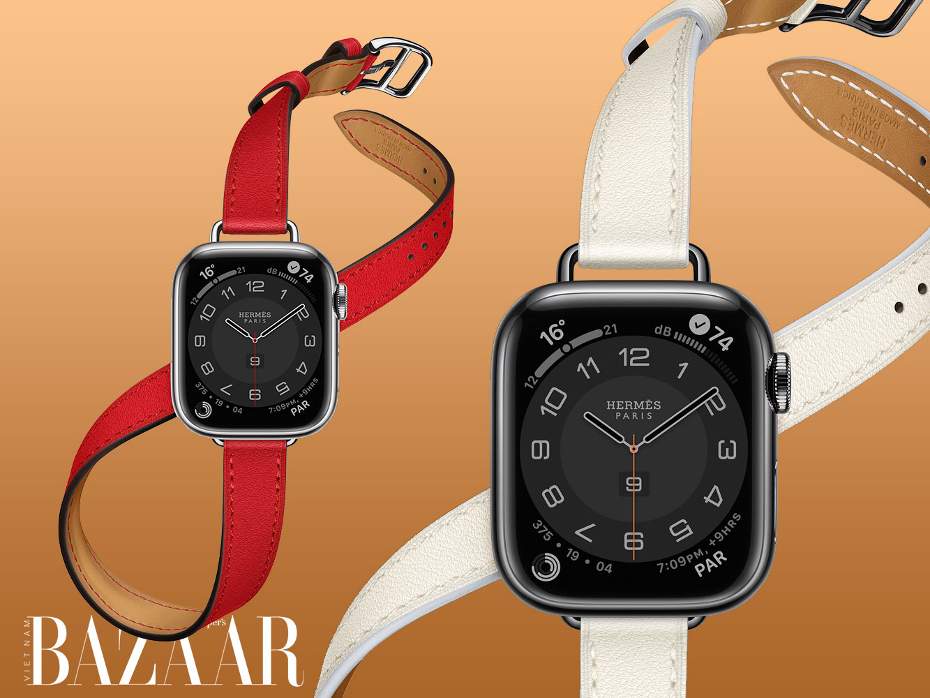 Những màu dây đeo mới 2022 cho đồng hồ Apple Watch Hermès Series 7