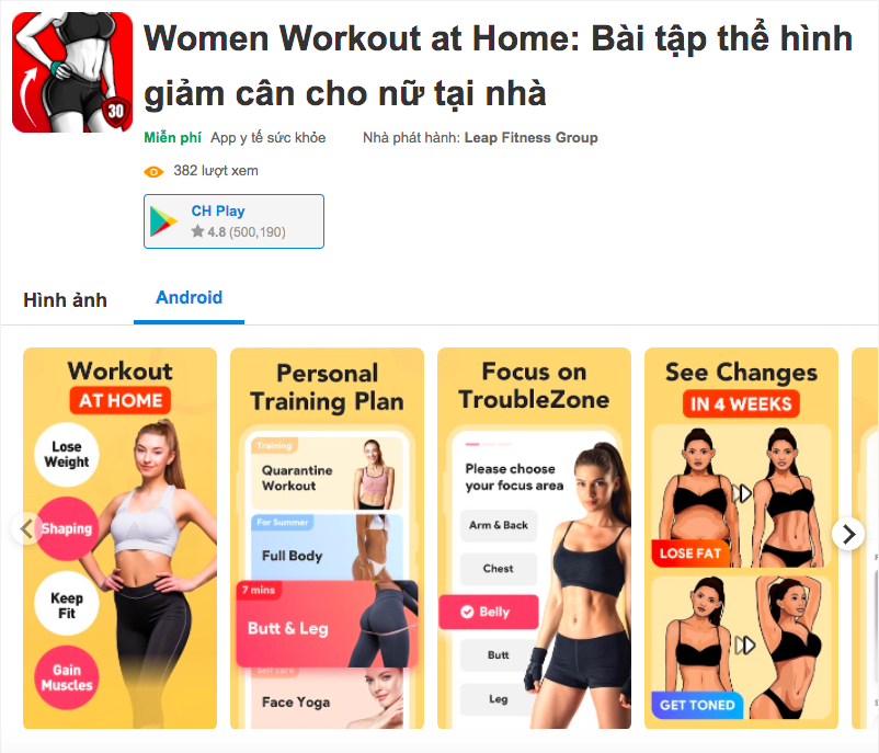 Women Workout at Home - Female Fitness