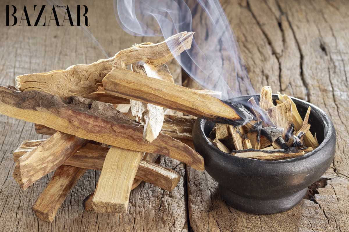Harper's Bazaar_Liệu pháp hương thơm xô thơm gỗ trắc xanh