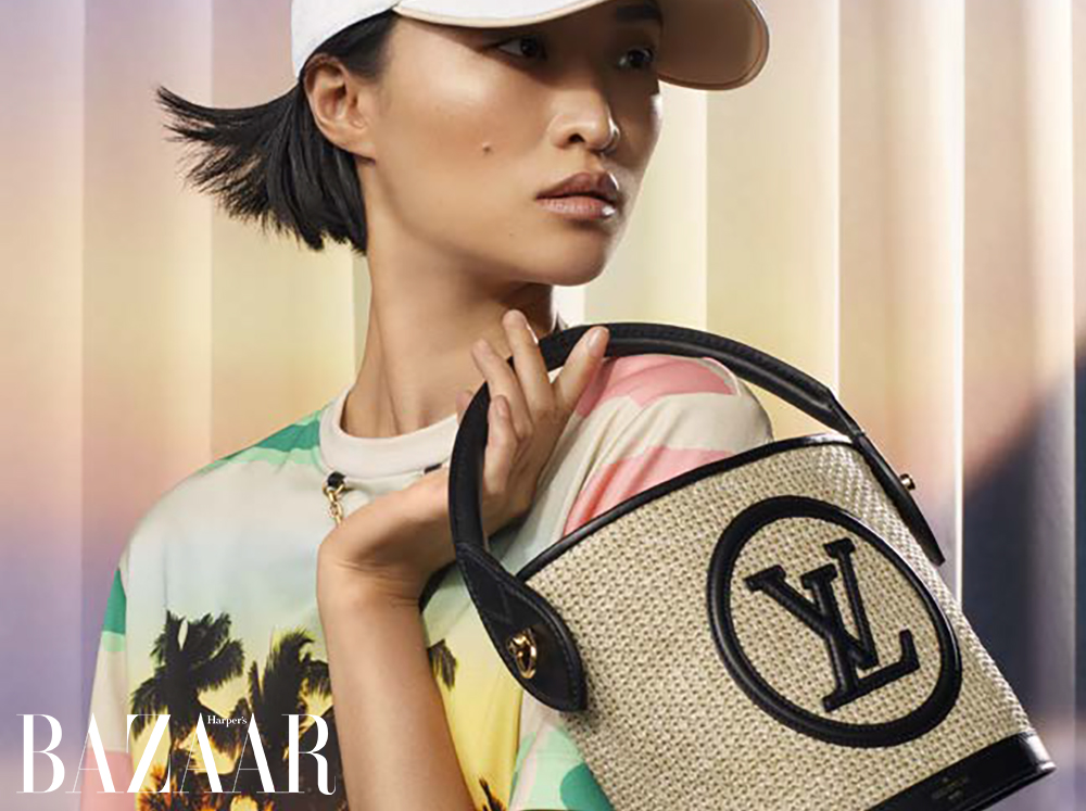 LOUIS VUITTON Monogram Giant Spring In The City Onthego PM Sunrise Pastel  1053702  FASHIONPHILE