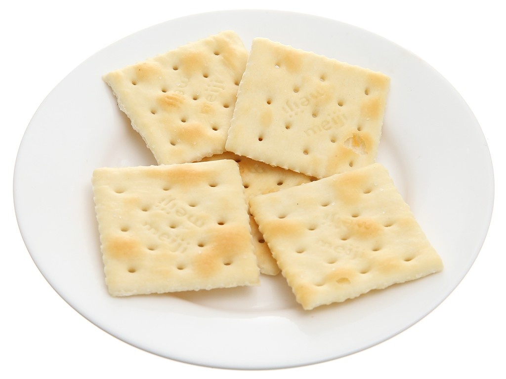 Bánh dành cho người giảm cân Meiji Plain Crackers