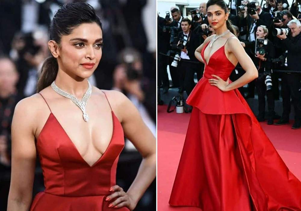 Deepika Padukone mặc đầm dạ hội Louis Vuitton và đeo trang sức cao cấp của Cartier trên thảm đỏ LHP Cannes 2022