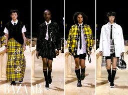 Dior Fall 2022: Đồng phục nữ sinh phong cách punk