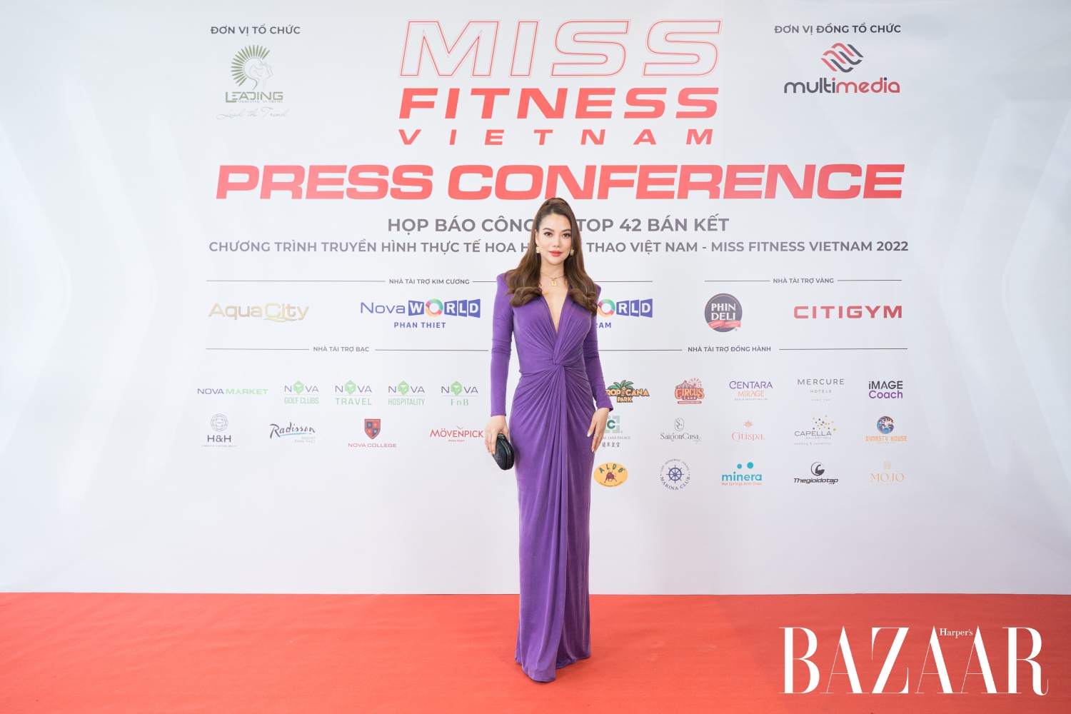 Diễn viên – Nhà sản xuất Trương Ngọc Ánh tại buổi ra mắt 42 thí sinh Miss Fitness Viet Nam 2022 