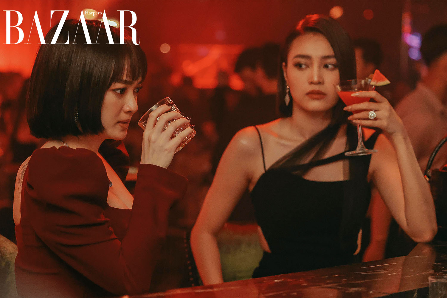 Harper's Bazaar_phim Cô gái từ quá khứ của Ninh Dương Lan Ngọc và Kaity Nguyễn_05