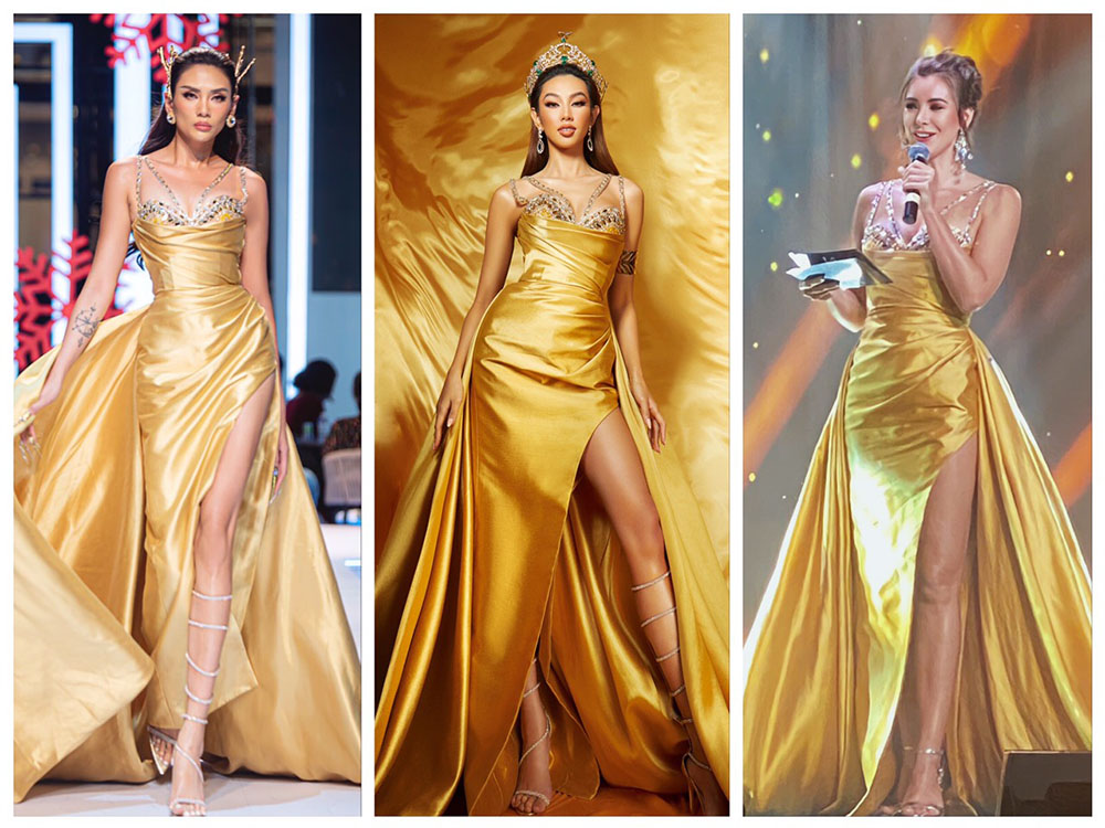 Miss Grand International: Hé lộ thiết kế đầm dạ hội của Thùy Tiên |  Vietnam+ (VietnamPlus)