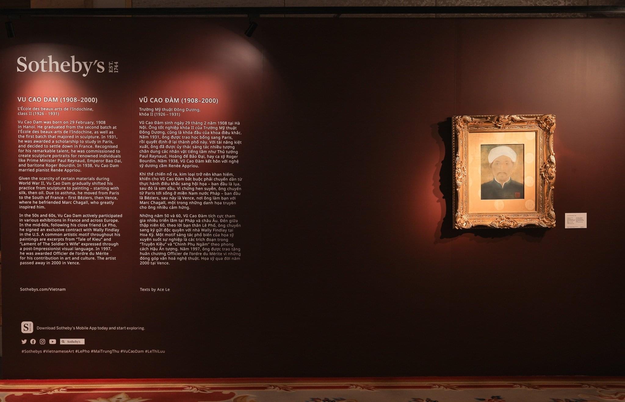 Harpers Bazaar trien lam tranh Sothebys Tu kiet Dong Duong 10 - Sotheby’s triển lãm tranh “Tứ kiệt Đông Dương” Phổ-Thứ-Lựu-Đàm lớn nhất Việt Nam