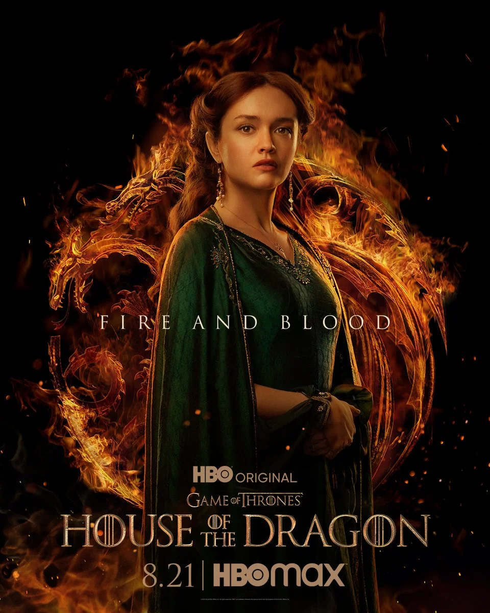 Alicent Hightower (Olivia Cooke đóng) phim Gia tộc Rồng (House of the Dragon