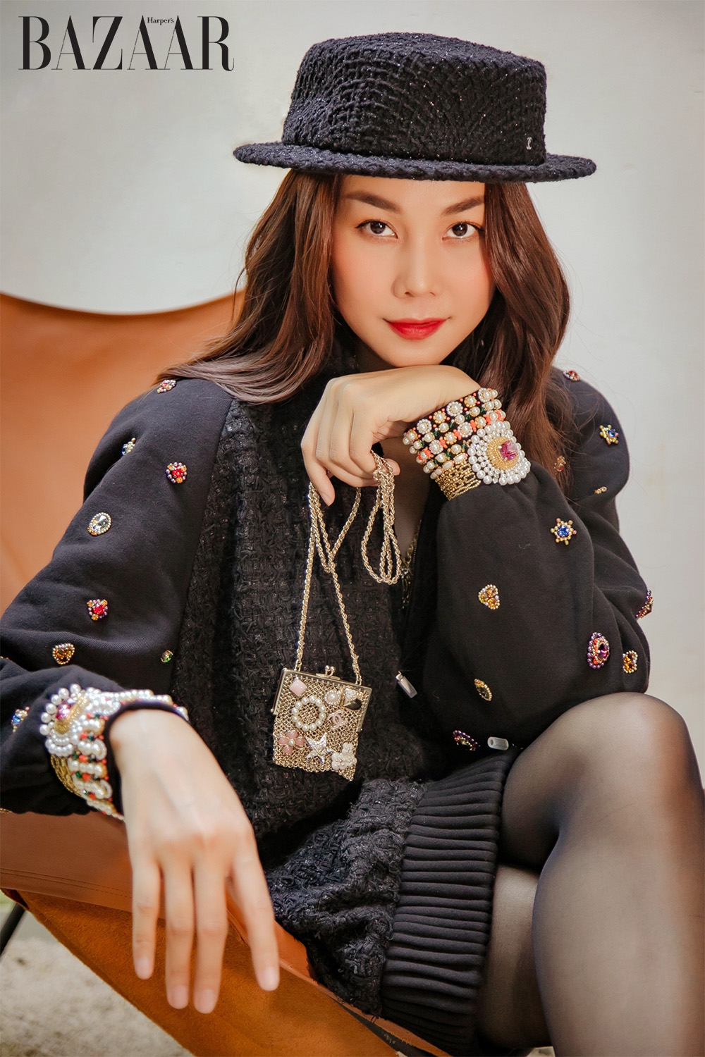 Harper's Bazaar_Bộ ảnh thời trang của siêu mẫu Thanh Hằng_07