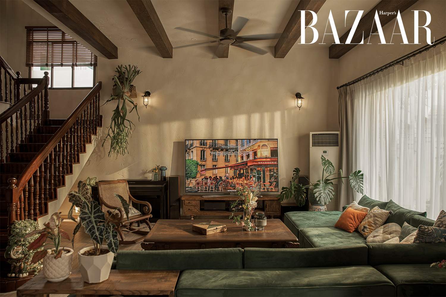 Harpers Bazaar nha dep cua doanh nhan Minh Beta 11 - Ngôi nhà xanh mát của doanh nhân Minh Beta