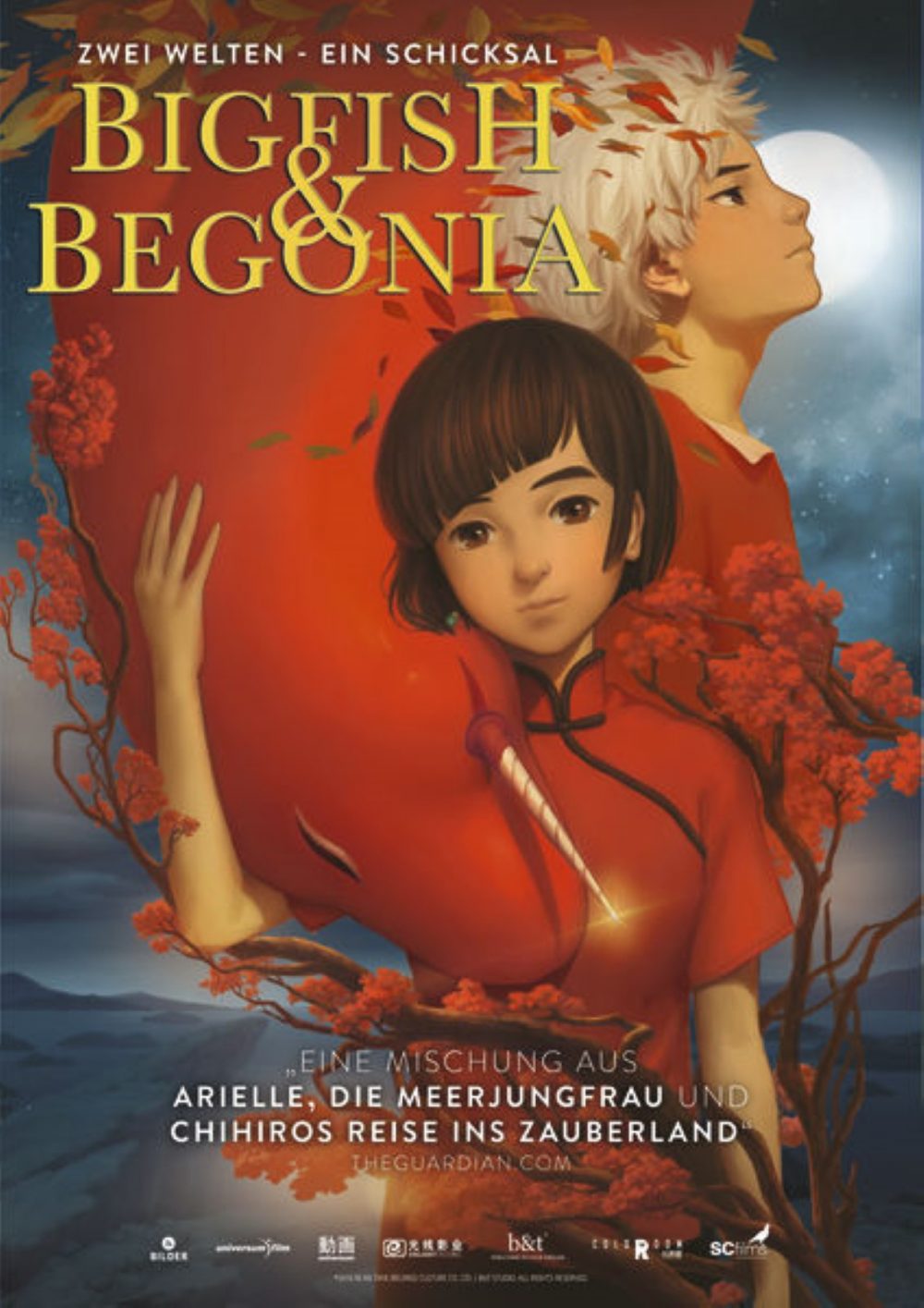 Những bộ phim anime Trung Quốc hay: Đại ngư hải đường - Big Fish & Begonia (2016)