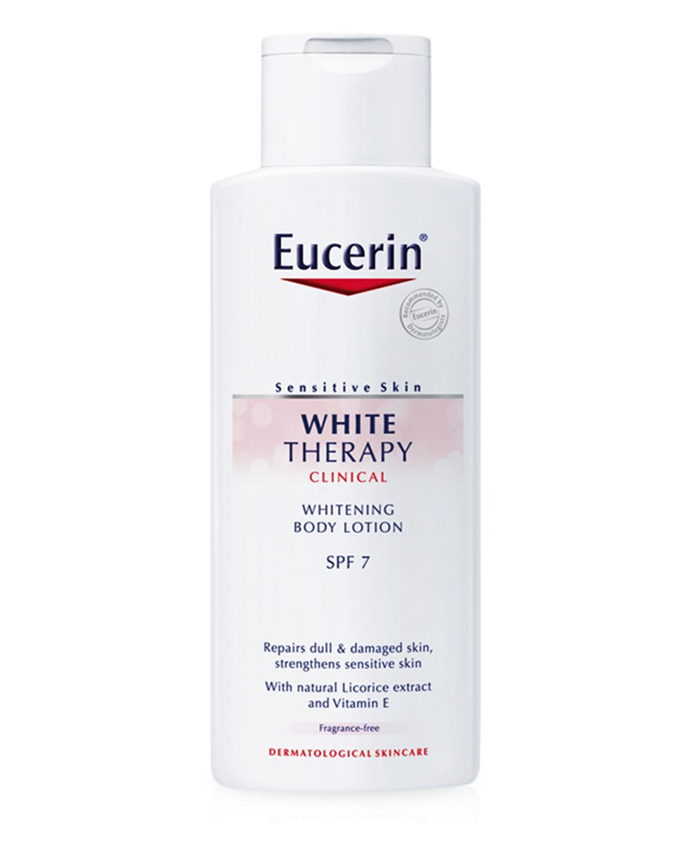 Sữa dưỡng thể trắng da nào tốt? Eucerin White Therapy Whitening Body Lotion SPF 7.