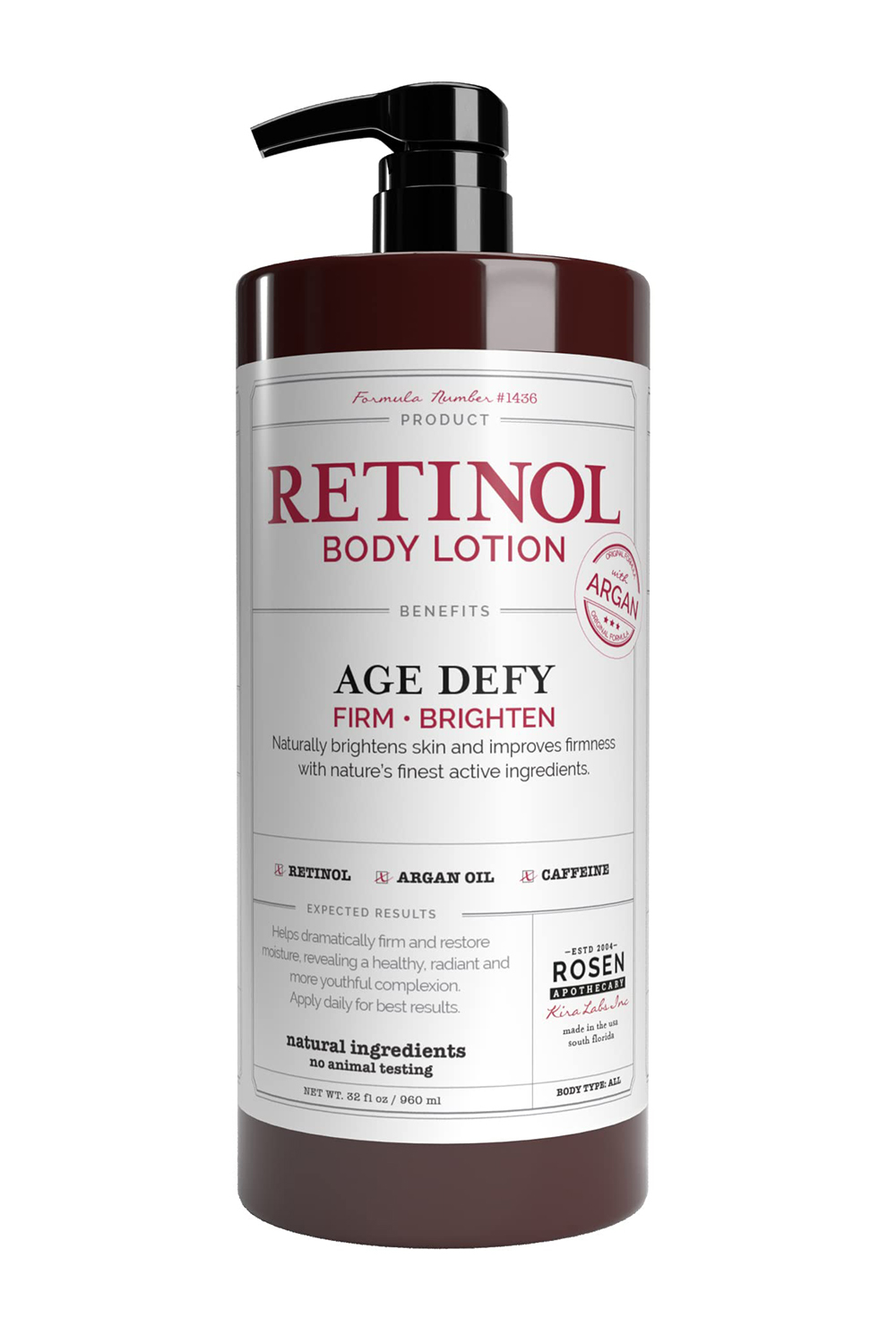 Rosen Apothecary Anti-Aging Retinol Body Lotion.