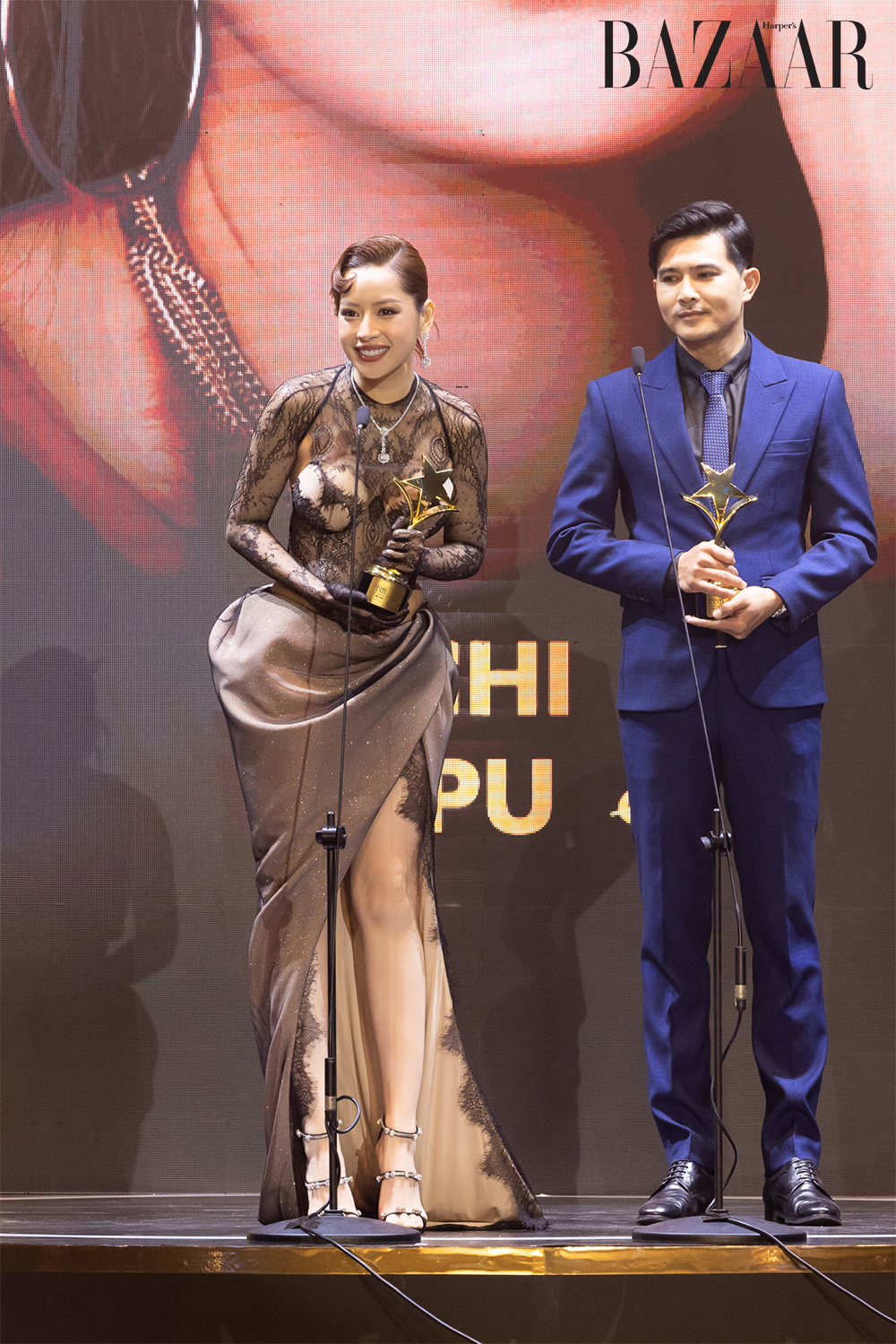 Chi Pu chia sẻ khi nhận giải thưởng “Nữ diễn viên được yêu thích nhất”.