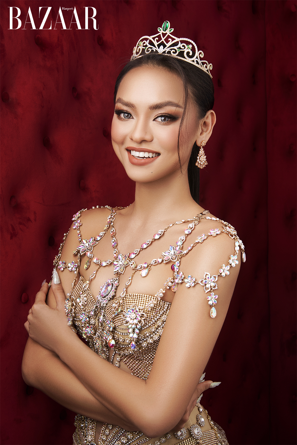Mai Ngô đạt danh hiệu Á hậu 4 tại Miss Grand Vietnam.
