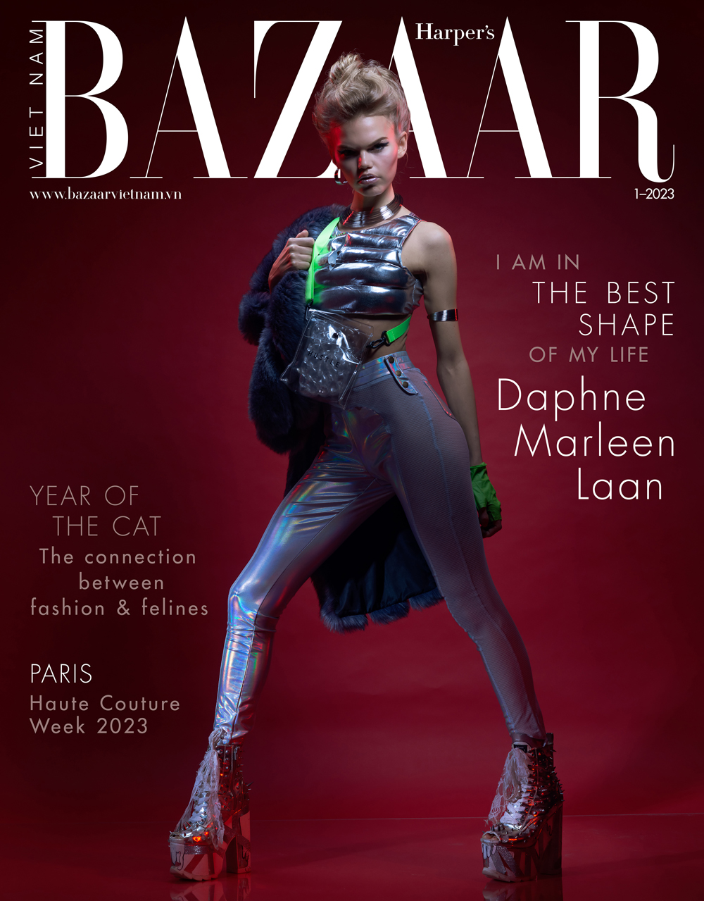 How did model Daphne Marleen Laan win her battle against cancer 1