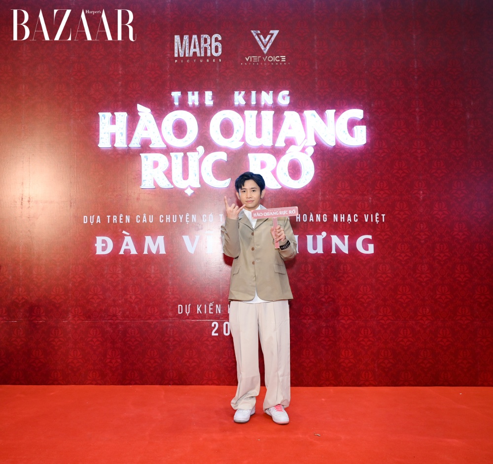 Ricky Star tại lễ ra mắt Hào quang rực rỡ – The King 
