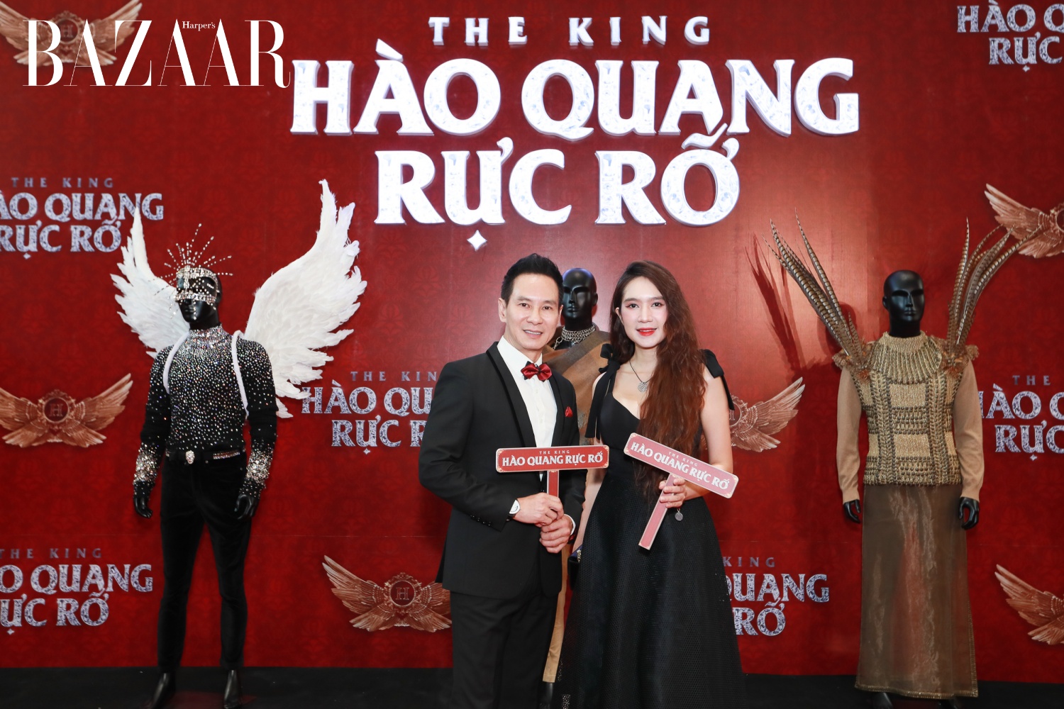 Vợ chồng Lý Hải – Minh Hà tại lễ ra mắt Hào quang rực rỡ – The King 