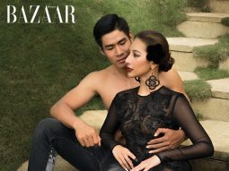 Miss Global 2022 Shane Tormes và Mister Global 2021 Danh Chiếu Linh trên trang bìa Harper’s Bazaar