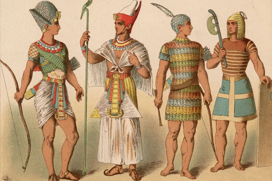 Trang phục của nam giới thời Ai Cập cổ đại 